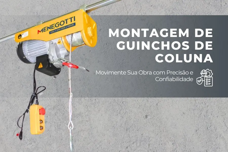 Montagem De Guincho De Coluna