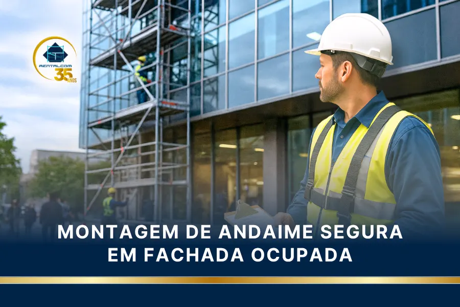Mini-Case Rentalcom: Montagem de Andaime em Fachada Ocupada