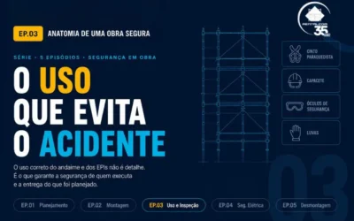Anatomia de uma Obra Segura — Ep. 3: O uso correto do andaime e dos EPIs durante a operação