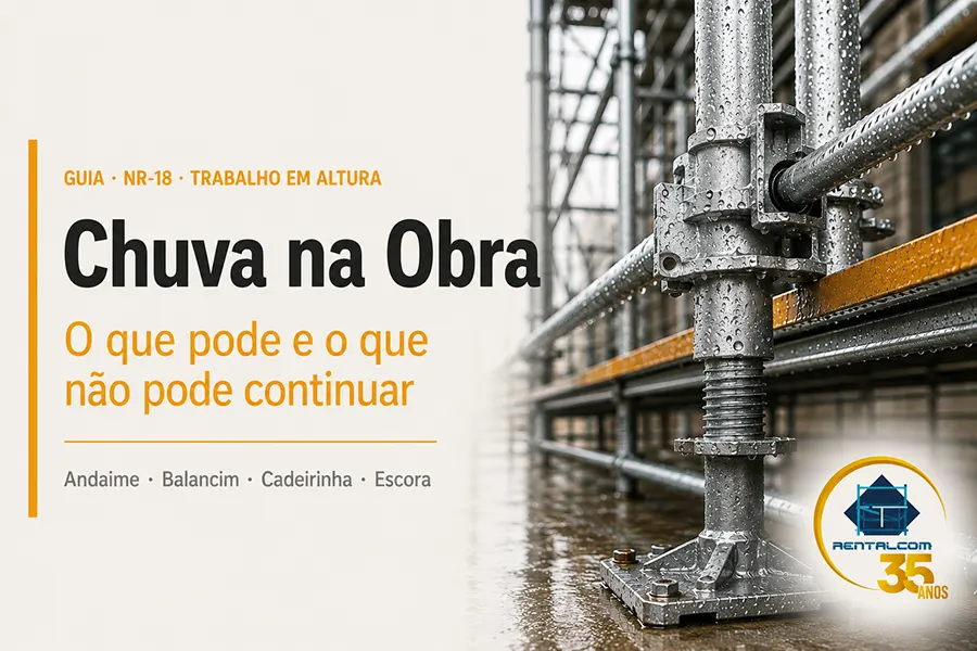 Chuva na Obra: O que Pode e O que Não Pode Continuar