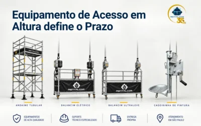 Equipamentos de Acesso para Reforma de Fachada: Como Calcular o Prazo Certo